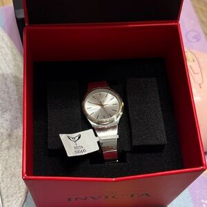Invicta women’s Silver Watch small face - feminine watch NWT